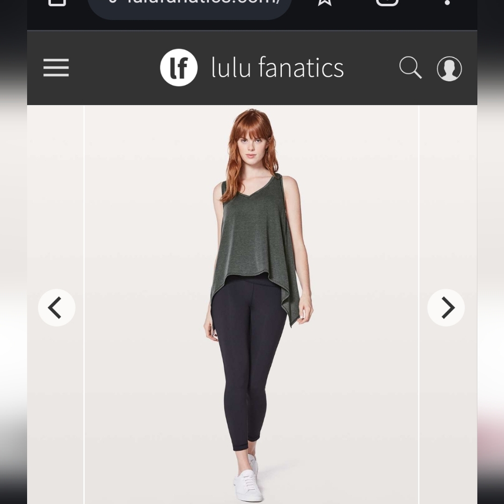 Lululemon watch me flip tank